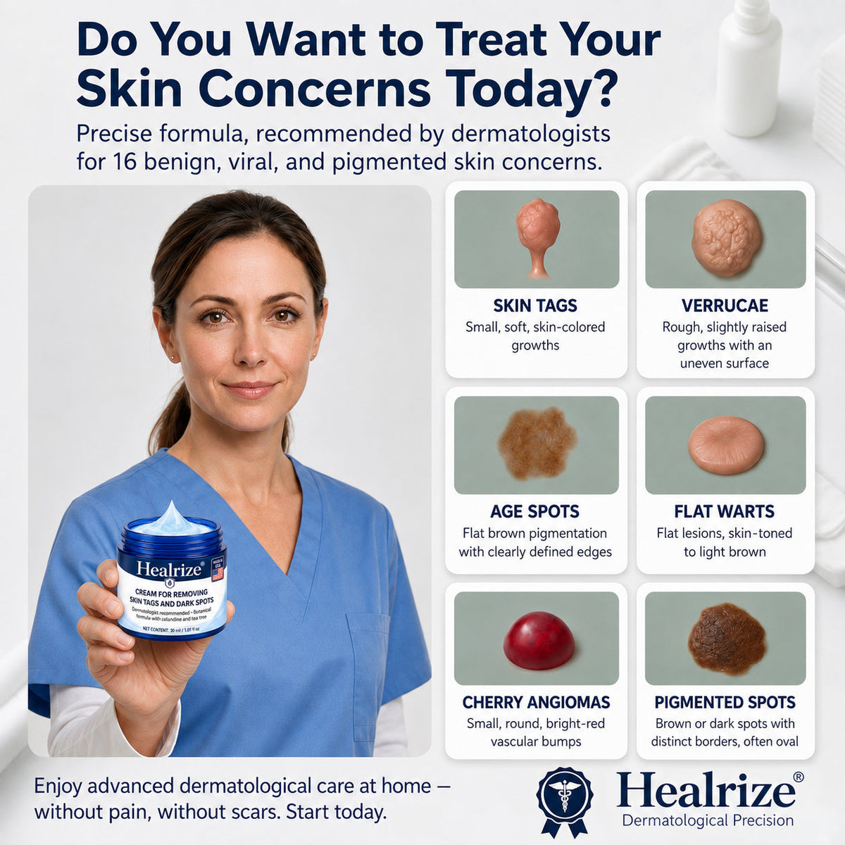 𝐇𝐞𝐚𝐥𝐫𝐢𝐳𝐞® 𝟕-𝐃𝐚𝐲 𝐒𝐤𝐢𝐧 𝐓𝐚𝐠 & 𝐒𝐩𝐨𝐭 𝐄𝐫𝐚𝐬𝐞𝐫 𝐂𝐫𝐞𝐚𝐦 (𝐙𝐞𝐫𝐨 𝐏𝐚𝐢𝐧, 𝐙𝐞𝐫𝐨 𝐒𝐜𝐚𝐫𝐬 𝐅𝐨𝐫𝐦𝐮𝐥𝐚)💎