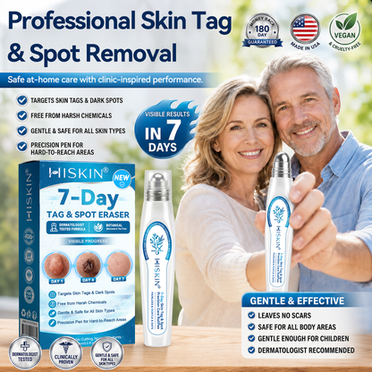 𝖧𝖨𝖲𝖪𝖨𝖭®👩‍⚕️⭐ 𝟕-𝐃𝒂𝘆 𝐒𝗸𝐢𝐧 𝐓𝒂𝗴 & 𝐒𝐩𝙤𝐭 𝐄𝐫𝒂𝐬𝙚𝐫 Painless & Scar-Free Advanced Imperfection Removal Rollerball Pen
