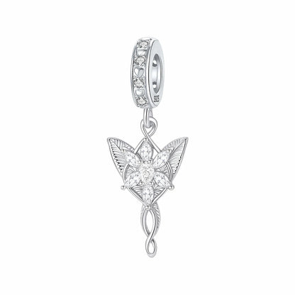 Star Crystal  charms s925 sterling silver charm fit original bracelet Diy female jewelry